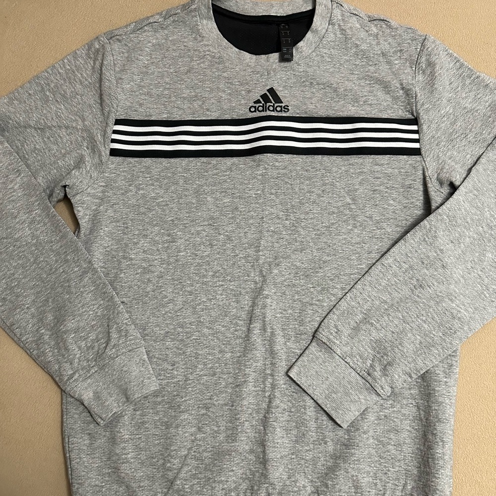 Adidas Gray Long Sleeve Shirt